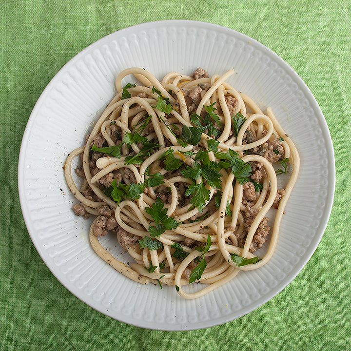 Pici al ragu bianco